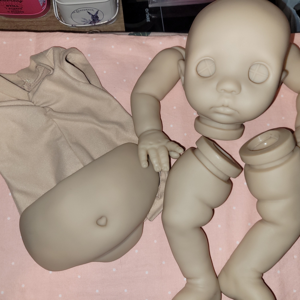 Tan Doll Kit with Accessories for Customization